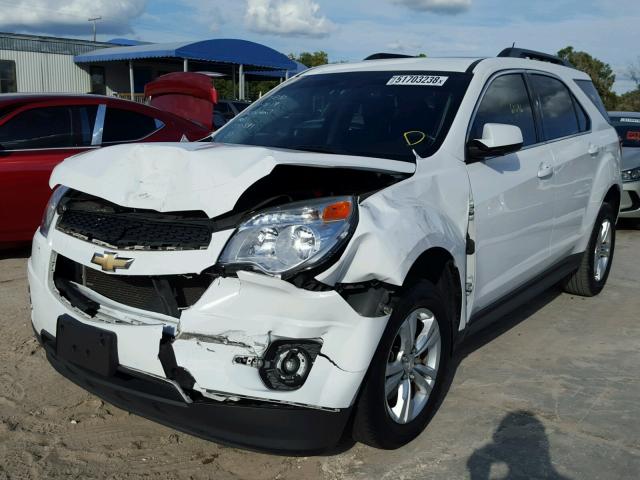 2GNALCEK7F6327834 - 2015 CHEVROLET EQUINOX LT WHITE photo 2