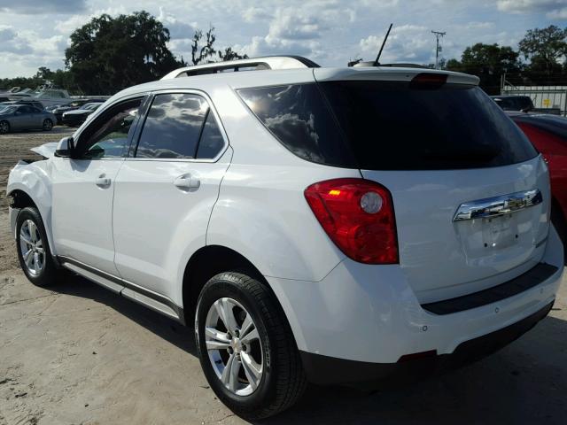 2GNALCEK7F6327834 - 2015 CHEVROLET EQUINOX LT WHITE photo 3