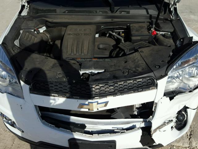 2GNALCEK7F6327834 - 2015 CHEVROLET EQUINOX LT WHITE photo 7