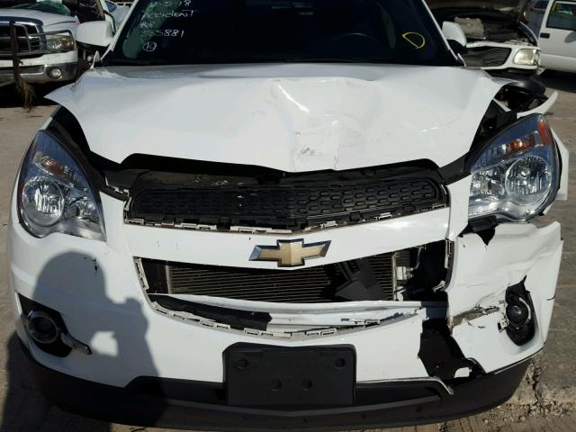 2GNALCEK7F6327834 - 2015 CHEVROLET EQUINOX LT WHITE photo 9