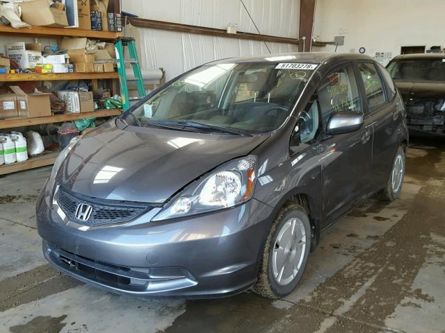 JHMGE8G52BC800251 - 2011 HONDA FIT SPORT GRAY photo 2