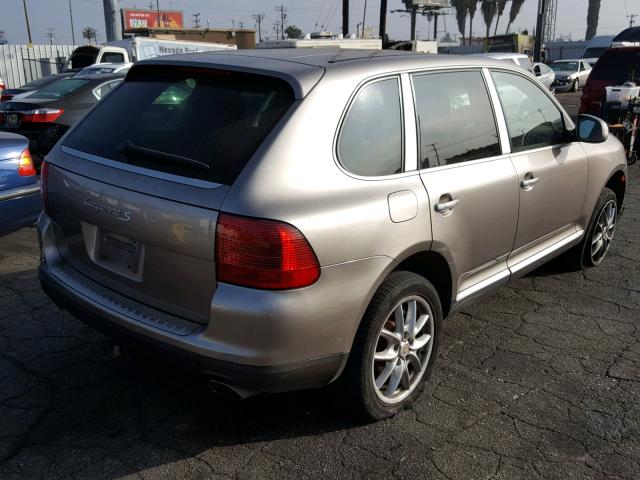 WP1AB29P64LA70258 - 2004 PORSCHE CAYENNE S GRAY photo 4