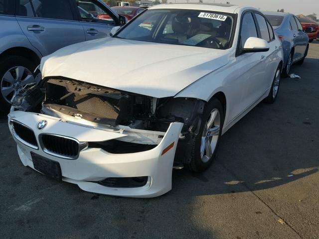 WBA3C1C58EK109655 - 2014 BMW 328 I SULE WHITE photo 2