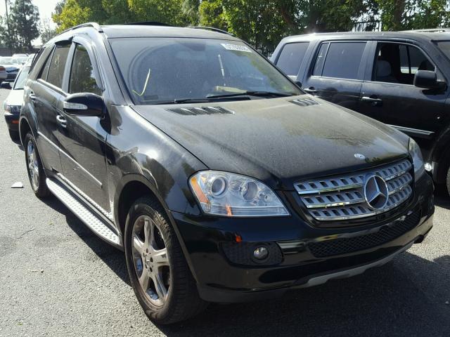 4JGBB86E18A314472 - 2008 MERCEDES-BENZ ML 350 BLACK photo 1