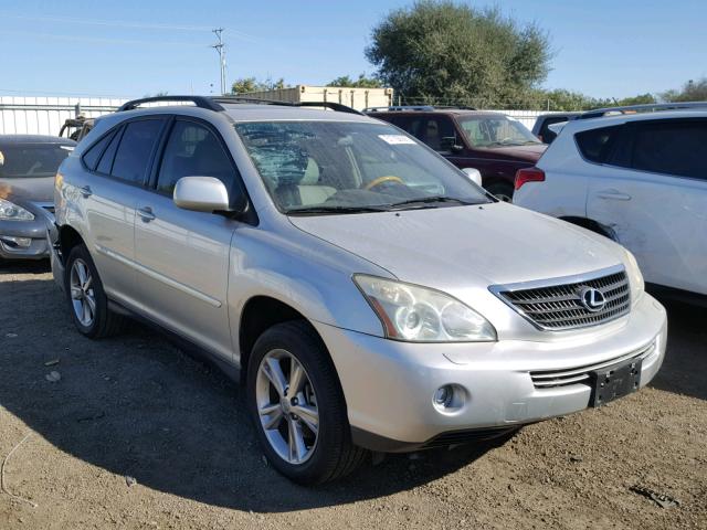 JTJGW31U972001918 - 2007 LEXUS RX 400H SILVER photo 1