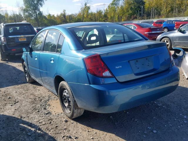 1G8AJ52F55Z128506 - 2005 SATURN ION LEVEL BLUE photo 3