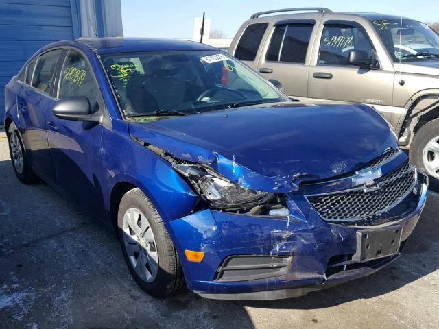 1G1PC5SH5C7338813 - 2012 CHEVROLET CRUZE LS BLUE photo 1