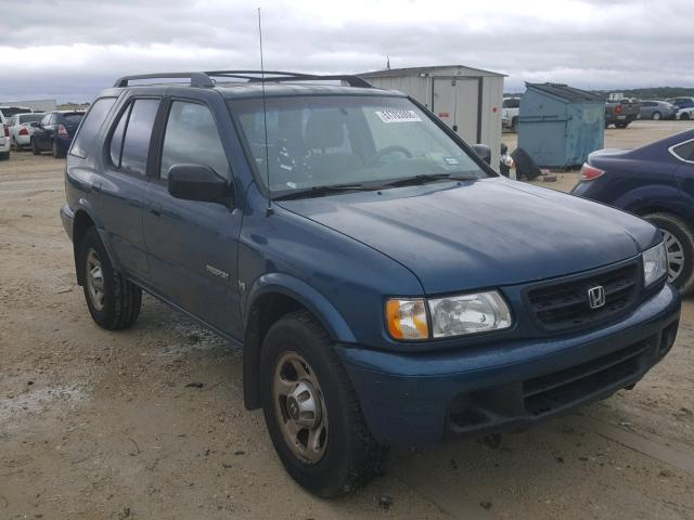 4S6CK58W3Y4414037 - 2000 HONDA PASSPORT E BLUE photo 1