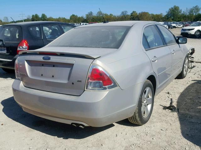 3FAHP07Z09R171630 - 2009 FORD FUSION SE TAN photo 4