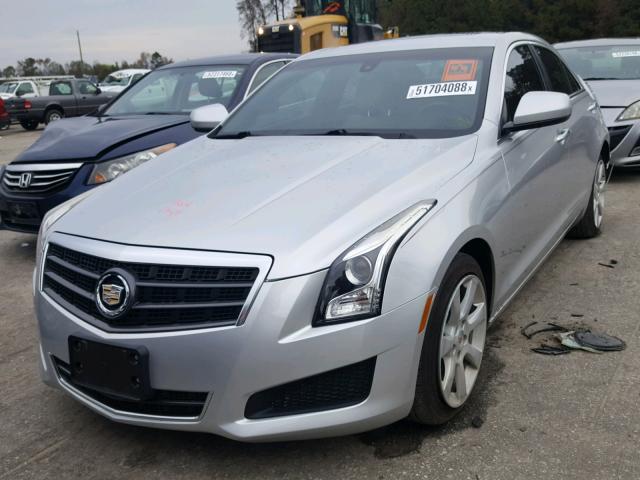 1G6AA5RX2D0132927 - 2013 CADILLAC ATS SILVER photo 2