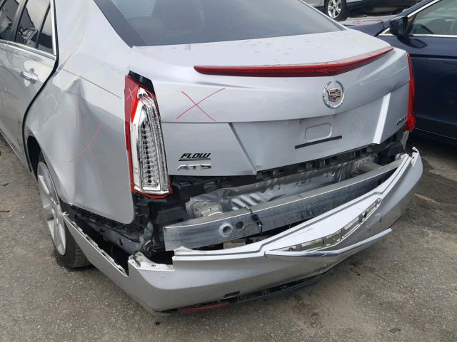 1G6AA5RX2D0132927 - 2013 CADILLAC ATS SILVER photo 9