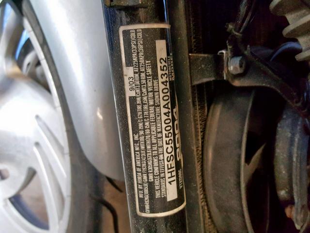 1HFSC55004A004352 - 2004 HONDA VTX1300 C SILVER photo 10