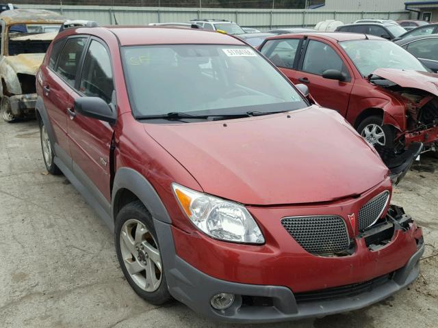 5Y2SL65887Z437607 - 2007 PONTIAC VIBE RED photo 1