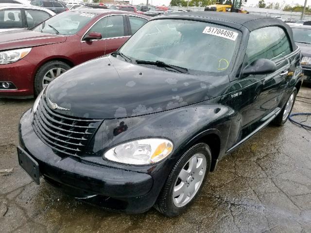 3C3EY45X65T602508 - 2005 CHRYSLER PT CRUISER BLACK photo 2