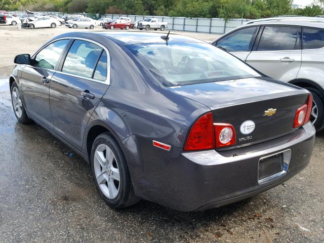 1G1ZB5EB4AF314508 - 2010 CHEVROLET MALIBU LS 石墨色 照片 3