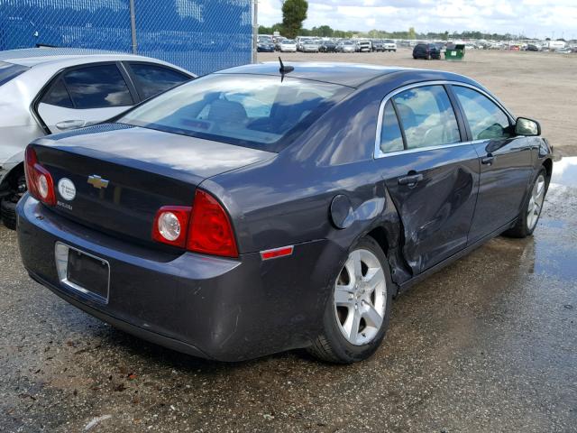 1G1ZB5EB4AF314508 - 2010 CHEVROLET MALIBU LS 石墨色 照片 4