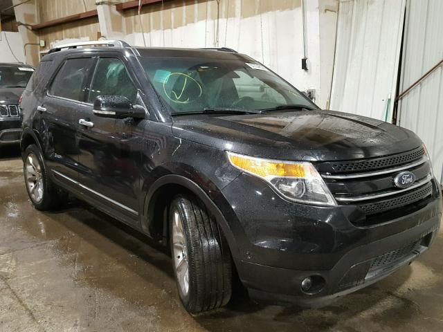 1FM5K8F87EGA56278 - 2014 FORD EXPLORER L BLACK photo 1