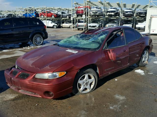 1G2WK52J42F271378 - 2002 PONTIAC GRAND PRIX MAROON photo 2