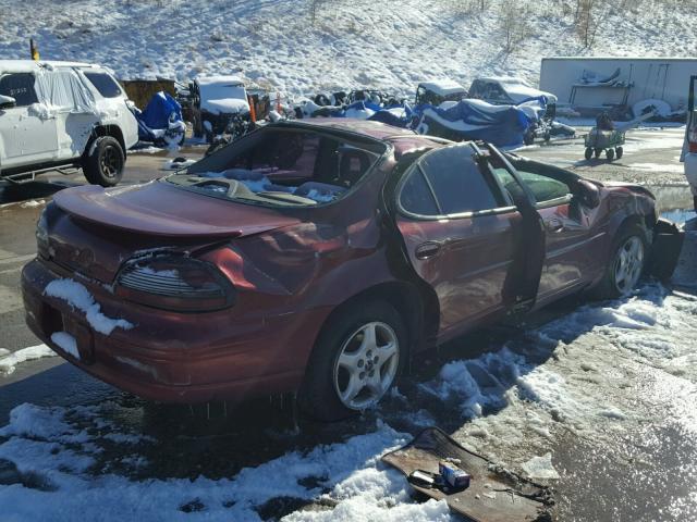 1G2WK52J42F271378 - 2002 PONTIAC GRAND PRIX MAROON photo 4