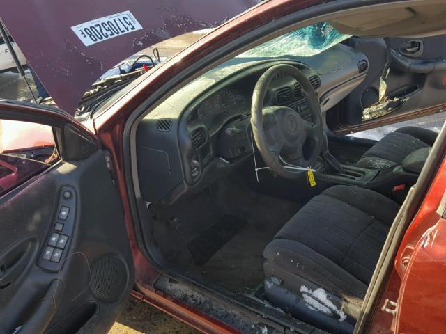 1G2WK52J42F271378 - 2002 PONTIAC GRAND PRIX MAROON photo 9