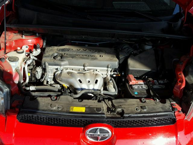 JTLZE4FE1FJ076448 - 2015 TOYOTA SCION XB Қызыл фото 7