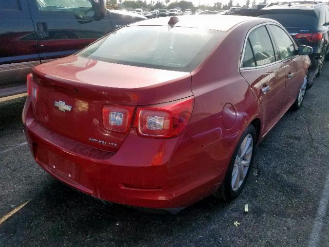 1G11H5SA5DF122655 - 2013 CHEVROLET MALIBU LTZ წითელი ფოტო 4