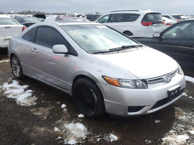 2HGFG12918H574672 - 2008 HONDA CIVIC EXL SILVER photo 1