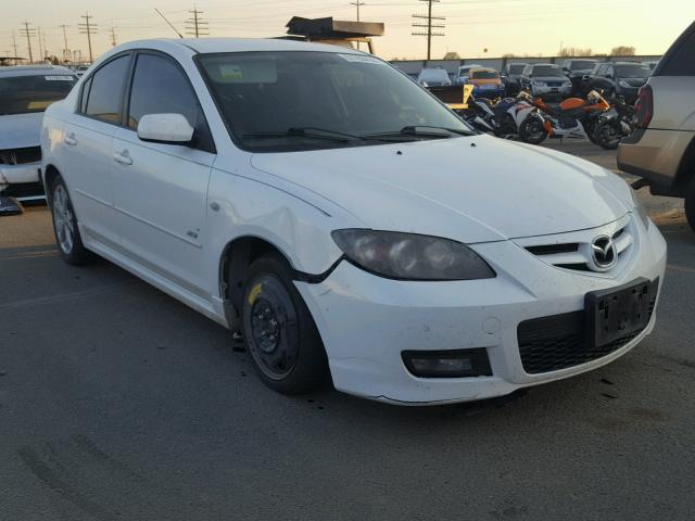 JM1BK324881147175 - 2008 MAZDA 3 S WHITE photo 1