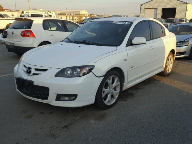 JM1BK324881147175 - 2008 MAZDA 3 S WHITE photo 2