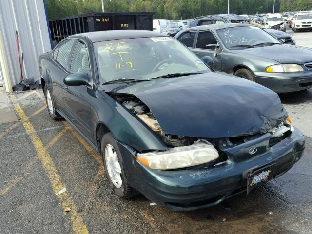 1G3NL52F32C196349 - 2002 OLDSMOBILE ALERO GL GREEN photo 1