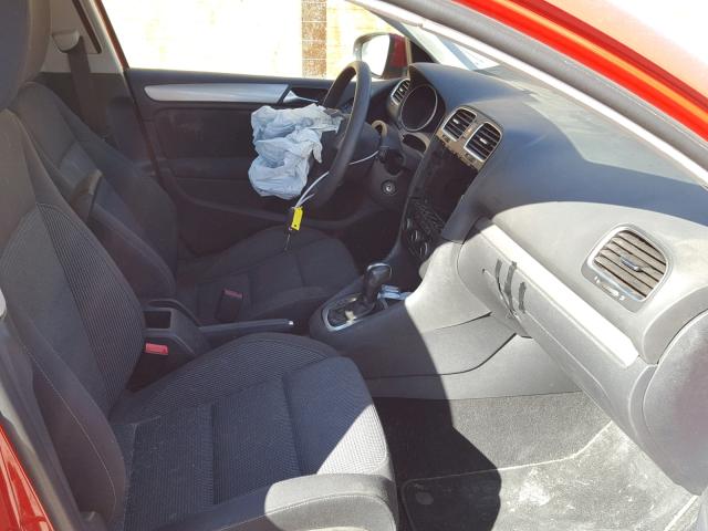 WVWDB7AJ5DW129835 - 2013 VOLKSWAGEN GOLF 红色 照片 5