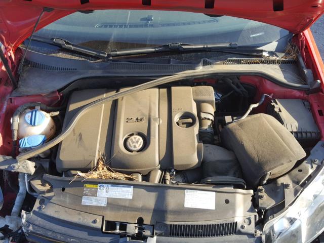 WVWDB7AJ5DW129835 - 2013 VOLKSWAGEN GOLF 红色 照片 7