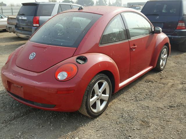 3VWSG31C06M402425 - 2006 VOLKSWAGEN NEW BEETLE RED photo 4