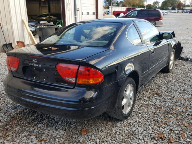 1G3NL12E7XC419368 - 1999 OLDSMOBILE ALERO GL BLACK photo 4