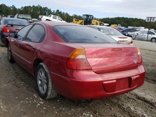 2C3HE66G6XH816202 - 1999 CHRYSLER 300M BURGUNDY photo 3