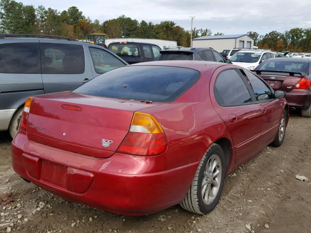 2C3HE66G6XH816202 - 1999 CHRYSLER 300M BURGUNDY photo 4