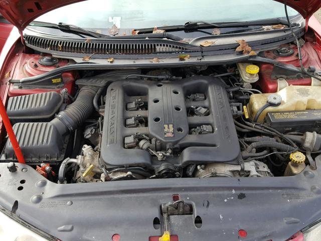 2C3HE66G6XH816202 - 1999 CHRYSLER 300M BURGUNDY photo 7