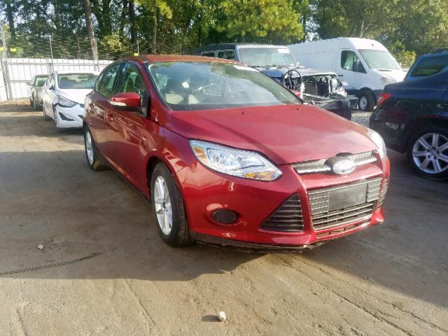 1FADP3K27EL402865 - 2014 FORD FOCUS SE RED photo 1