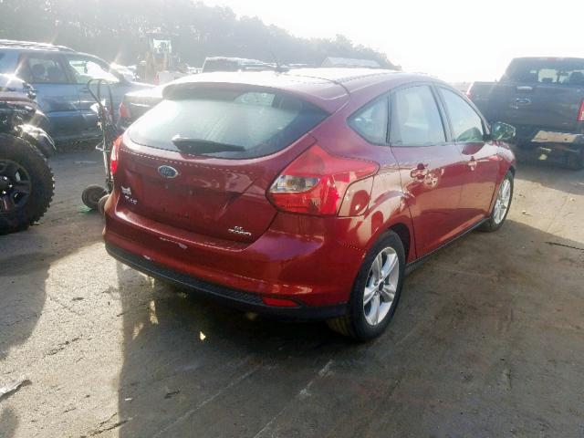 1FADP3K27EL402865 - 2014 FORD FOCUS SE RED photo 4