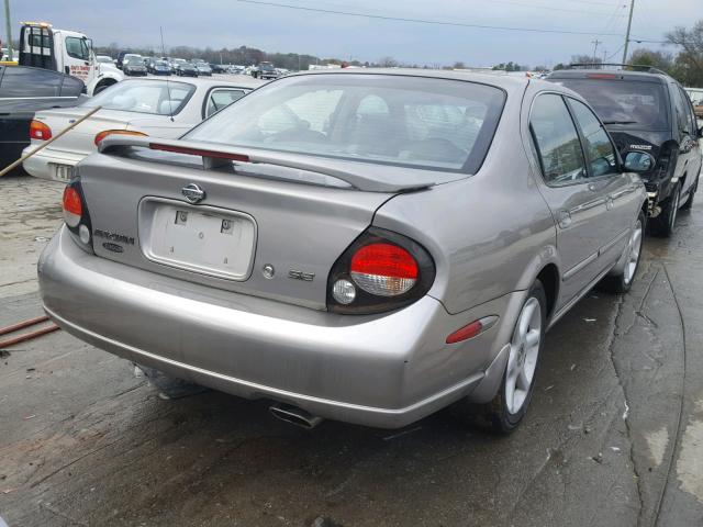 JN1CA31D31T841682 - 2001 NISSAN MAXIMA GXE SILVER photo 4