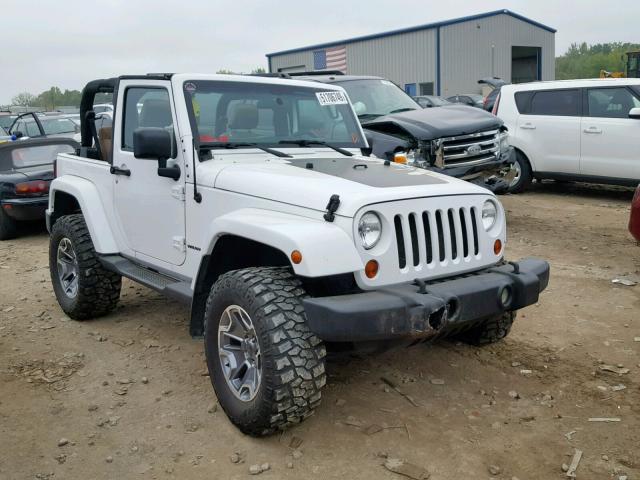 1J4AA2D15BL624095 - 2011 JEEP WRANGLER S WHITE photo 1