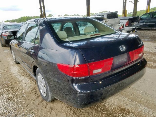 1HGCM56465L002819 - 2005 HONDA ACCORD LX BLUE photo 3