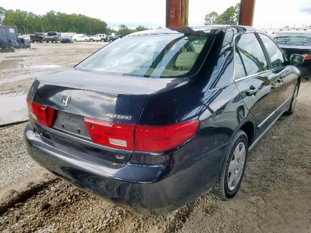 1HGCM56465L002819 - 2005 HONDA ACCORD LX BLUE photo 4