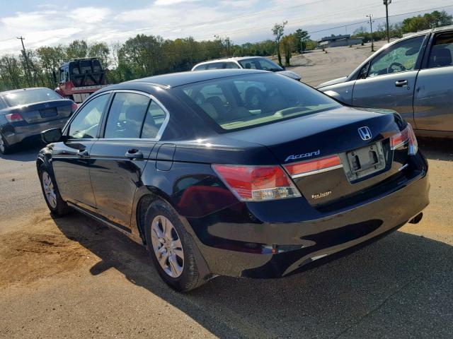 1HGCP2F65CA053972 - 2012 HONDA ACCORD SE BLACK photo 3