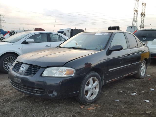 3N1AB51AX4L739259 - 2004 NISSAN SENTRA 2.5 BLACK photo 2