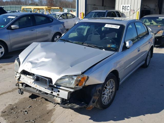 4S3BE625947209353 - 2004 SUBARU LEGACY L S SILVER photo 2