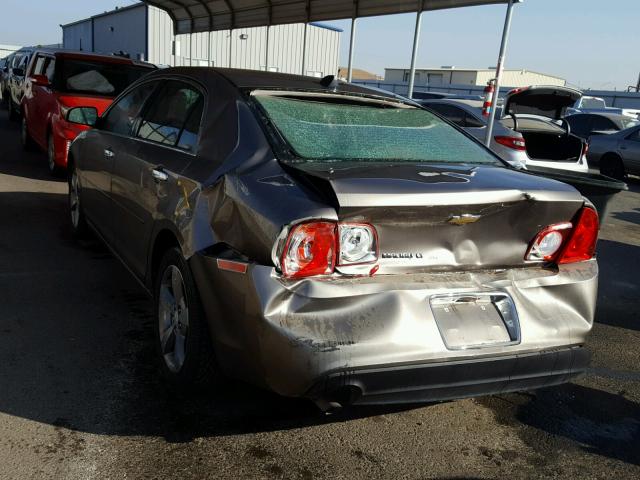 1G1ZC5EU6CF160305 - 2012 CHEVROLET MALIBU 1LT BROWN photo 3