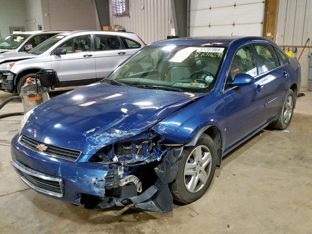 2G1WT58K469306579 - 2006 CHEVROLET IMPALA LT BLUE photo 2