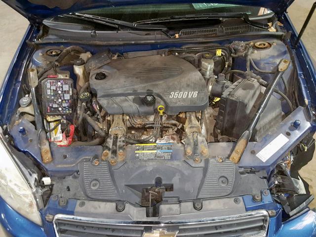 2G1WT58K469306579 - 2006 CHEVROLET IMPALA LT BLUE photo 7