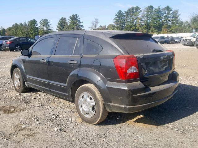 1B3HB28B98D630068 - 2008 DODGE CALIBER BLACK photo 3